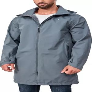 리틀 당나귀 앤디 남성용 방수 레인 재킷 야외 경량 마운틴 윈드브레이커 롱 코트 하이킹 골프 여행용