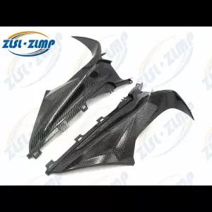 호환   탄소 섬유 모양 전면 공기 먼지 커버 페어링 삽입 S1000RR 2019 2020