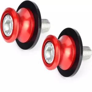 골드파이어 2pcs 10MM M10 X1.25 모터사이클 스윙 암 슬라이더 스풀 CNC 스탠드 나사 FZR 1000/600R/400용