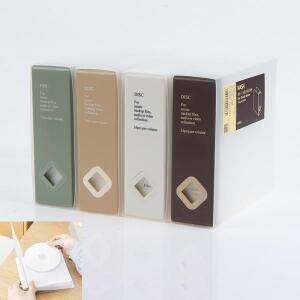 1PC CD 케이스 24장 수납 박스 침실 차량용 특수 패키지 정리