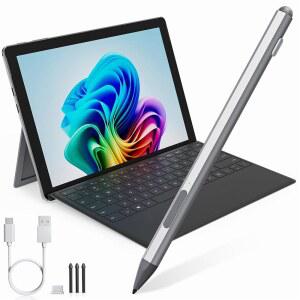 [미국배송] MICROSOFT SURFACE PRO 펜 스타일러스 - 터치캡 상단 4096 압력 틸트 감지 마그네틱 팜 리젝션 PRO용 11 /10 /9 /8 /7 /6 /5 /4 /3 /노트북 / hp호환 /ASUS /DELL