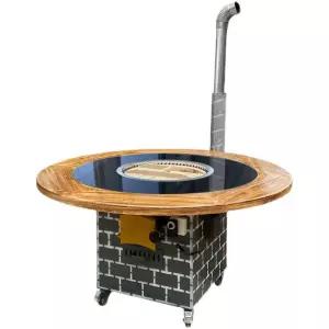 에스에스몰 불판식탁 좌식 업소용 숯불 고기 식탁