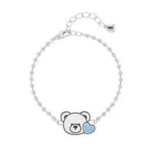 [로이드][실버 925] 블루 하트 로니 미아방지 팔찌 LWS25001S_s