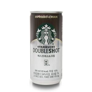 스타벅스 더블샷 에스프레소앤크림 200ml 1박스 36개