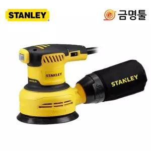 스탠리 SS30 원형샌더 300W 속도조절 먼지주머니포함 125mm 샌딩페파 사포