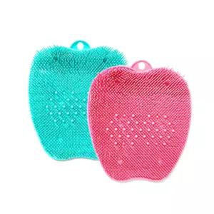 메디풋 발브러쉬 풋브러쉬 발각질제거 굳은살제거 사과모양 디자인 매트