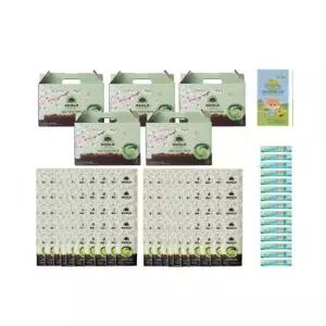 브롤로 리얼착즙 양배추즙 90ml 100포 스탠딩형 + 곰보배추배스틱 15포