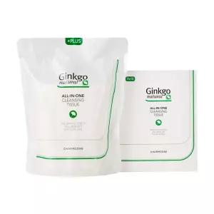 참존 징코 내츄럴 올인원 클렌징 티슈 110매 (리필)