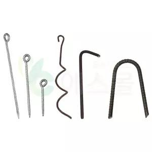 고강도 쇠말뚝 철근말뚝 지지대 단조팩 캠핑 돼지꼬리 고정 말뚝