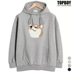 [탑보이]보들보들 시바 오버핏 후드티  IN004 _P076797999