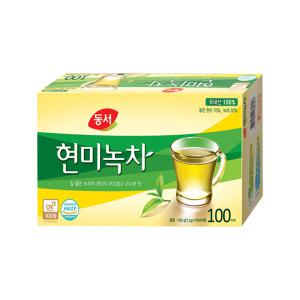 동서 현미녹차 100T/업소용/국산차/티백/대용량