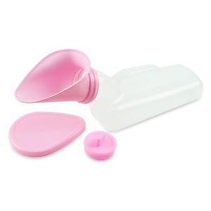 현대의료산업 휴대용 여성 소변기 여자 소변통 1200ml