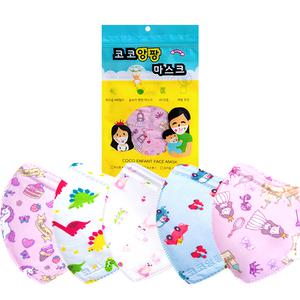 숨쉬기편한 개별포장 40매 코코앙팡 새부리형 소형 초소형 캐릭터 마스크 어린이 유아 키즈 아기 베이비 돌