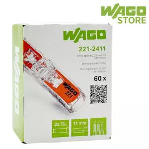 와고 전선커넥터 직결형 컨넥터 단선 연선 60개입 221-2411B