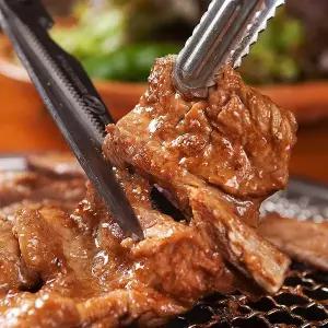 [인정푸드][프레시미트] 양념 수제 돼지갈비 800g x 4팩(국내산원육)