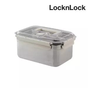 락앤락 숨쉬는 스텐 김치통 직사각 3.8L 김장 김치 냉장고 보관 소분 통 발효용기 LST830B