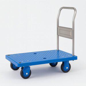 [천지산업]S 천지산업 천지대차 무진동 무소음 핸들고정식 PLA-S 산업용 업소용 공장용 핸드카트