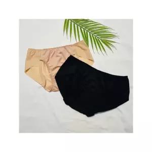 [하프클럽/솔브]솔브(정상) 기본디자인 팬티 자국 안나는 데일리 스킨 블랙 여성 햄팬티 SPTC357H_S