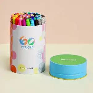 모나미 라이브칼라 60색 세트
