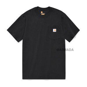 [칼하트] K87 워크웨어 포켓 반팔티셔츠 블랙