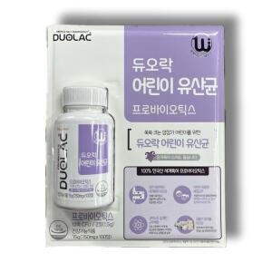 [듀오락] 쎌바이오텍 듀오락 키즈 세계특허 유산균 코스트코 750MG x 100정 /SH