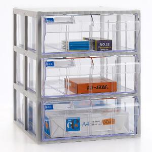 [국내생산 완제품] 모아이샵 투명수납함 600 플라스틱 서류함 서류정리함 서랍장 소품정리 칸막이 서랍장