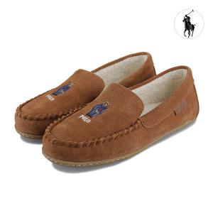 폴로 랄프로렌 콜린스 베어 여성 모카신 겨울 방한 털 로퍼 RF103883W