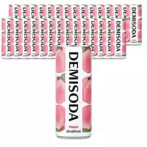 동아오츠카 데미소다 복숭아 250ml X 30캔/피치 탄산음료