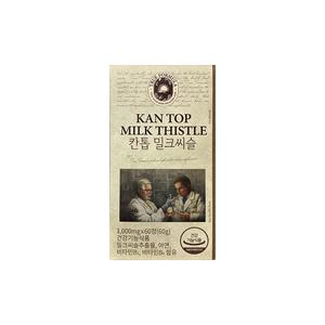 트루포뮬러 칸톱 밀크씨슬 1000mg X 60정 1박스 실리마린 간 건강 영양제