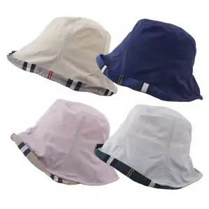 [마메든]모던체크 경량 밴딩 벙거지 4color 여성 엄마 할머니 봄 여름 챙모자/OM-B31000