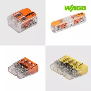와고 전선 커넥터 독일 원터치 연결 작업 배선 분선