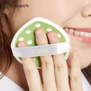 [15%+카드12%] 김정문알로에 큐어 아쿠아 마일드 쿨링 선쿠션 25g 2개