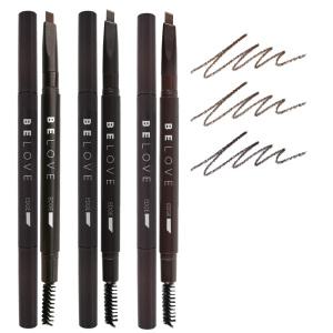 (2개)비러브 엣지라인 삼각 오토 아이브로우 택1 /다크 그레이 브라운 자연스러운 눈썹펜슬