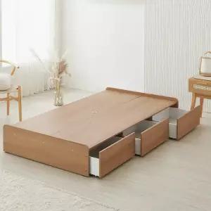 모노 평상형 슈퍼싱글 SS 침대 프레임 서랍수납형 매트제외 국내제조