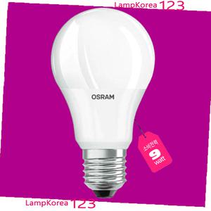LED BULB LAMP 오스람 LVCLA 9W 프리볼트 전구 백열 90W 밝기