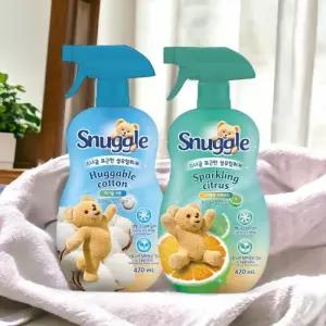 (2개) 스너글 섬유탈취제 허거블코튼 470ml + 시트러스 스파클링 470ml