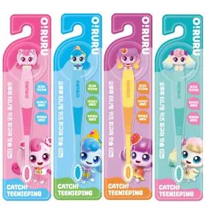 캐치 티니핑 아동 유아 어린이 피규어 칫솔 4종세트(하츄핑 샤샤핑 말랑핑 포실핑) 
