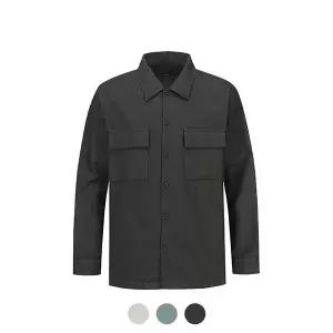 [앤드지] 세미오버핏 오픈카라 셔츠_BZC2WC1201