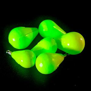 야광 물방울 봉돌 쭈꾸미 갑오징어 문어 두족류 고리 야광추 5개입