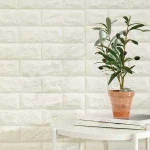 쿠셔니 폼블럭 파벽돌 붙이는벽지 셀프도배 12장세트