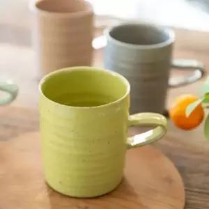 이천도자기 명 파스텔 도자기 롱 머그컵 600ml