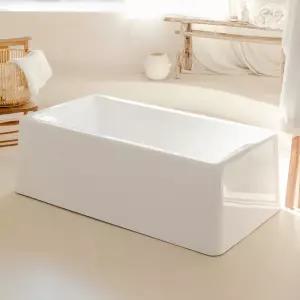 퍼스파 솔리드 아크릴 이동식욕조 1200 1500 전신욕조 프리스탠딩 일체형