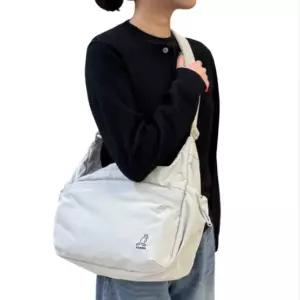 [국내정식매장] 캉골 가방 Kangol 에센셜 RC 라지 크로스백 3345 라이트그레이 슬링백