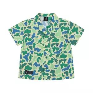 [캉골키즈]카모 패턴 셔츠 RB 0203 카키