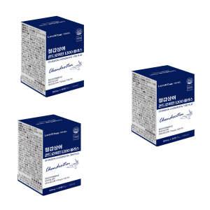 철갑상어 연골 콘드로이친 1200 플러스 뮤코다당 단백 60정X3 난각막강황 식약처 HACCP 초록입홍합 저분자 콜라겐