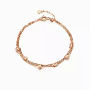 [로이드](센텀시티점)14K 볼 체인 세줄 팔찌 LWB18144G