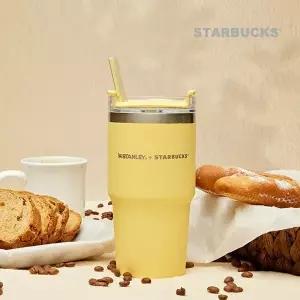 위팩토리스토어 스탠리x스타벅스 DT켄처 옐로우 텀블러 591ml