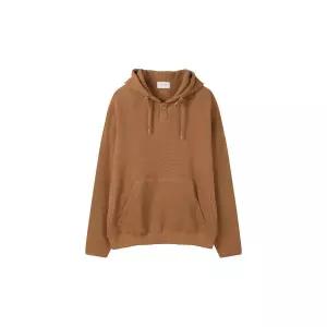 [커스텀멜로우](강남점) 오렌지 와플 텍스처 후드 티셔츠 CWTAW24741ORX