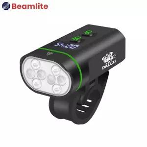 DALGU 자전거라이트 전조등 4000루멘 C타입 충전식 고성능 자전거 랜턴 보조배터리 기능 밝은 전조등