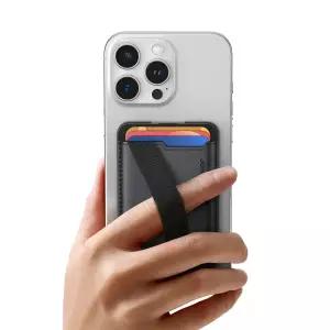 조이룸 핑거 스트랩 맥세이프 카드 지갑 거치대 홀더 3장 수납 케이스 아이폰 갤럭시